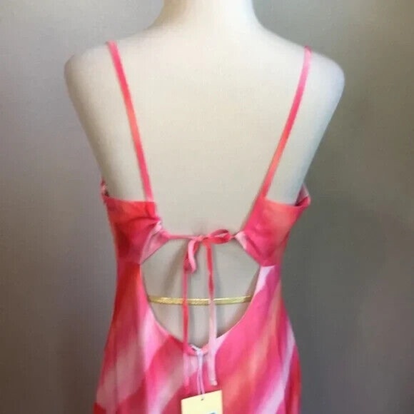 New Anthropologie CHARLIE HOLIDAY Stone Slip Dress Size S - Picture 10 of 13